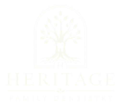 Grayson Dentist Heritage Family Dentistry Logo WHITE WEB